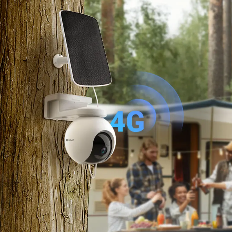 Cámara de Vigilancia Ezviz EB8 4G + Panel Solar - Día y Noche, 2K 2304 x 1296 , WiFi, 802.11n, 2.4GHz, Sensor CMOS de Escaneo Progresivo de 1-2.8_ y 3 Megapíxeles, MicroSD, Vi (3).webp