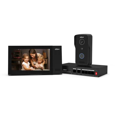 Video Portero IP KIT Switch, Estación Ext., Estación Int.