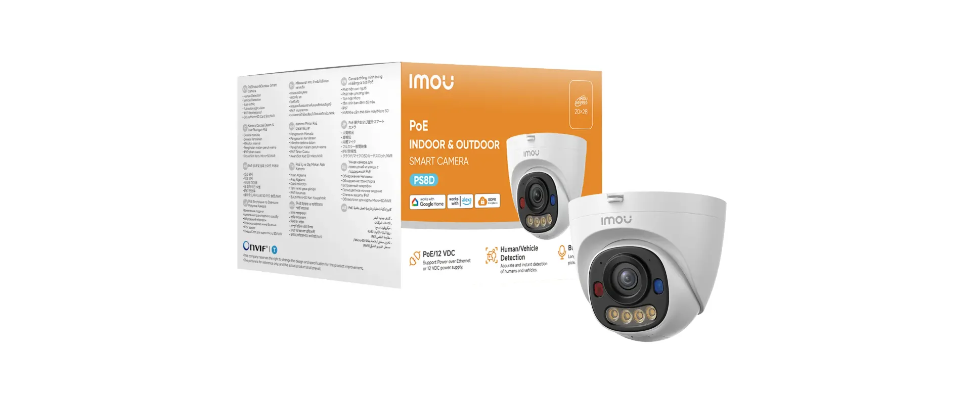 Cámara IP IMOU 3mp Turret Smart Full Color IP67 con micrófono y disuasión activa